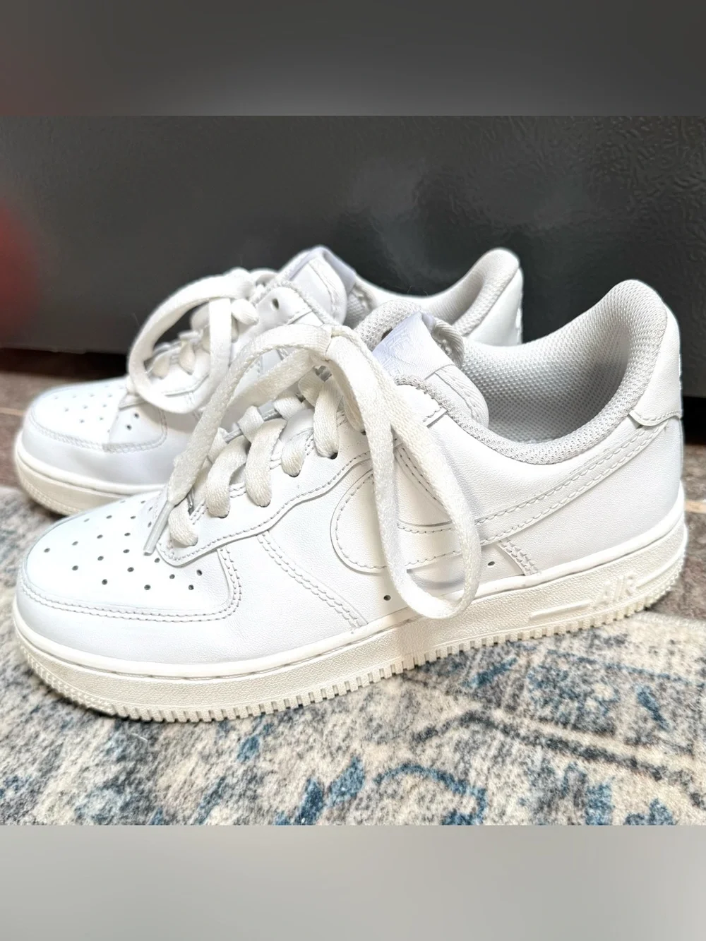Nike White Air Force 1 Sneakers - Classic Style Size 6 Women’s